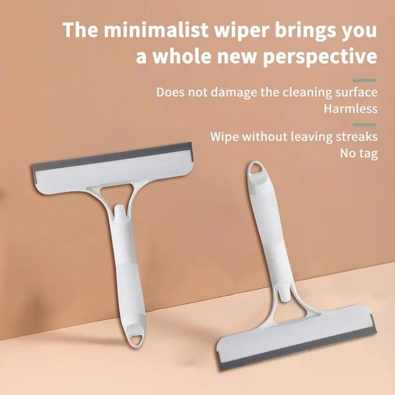 No More Messy Cleaners! 3-In-1 Glass Tool (Spray+Scrub+Squeegee+Scrape) – Windows, Mirrors, Car Windscreens Sparkle in 1 Go!